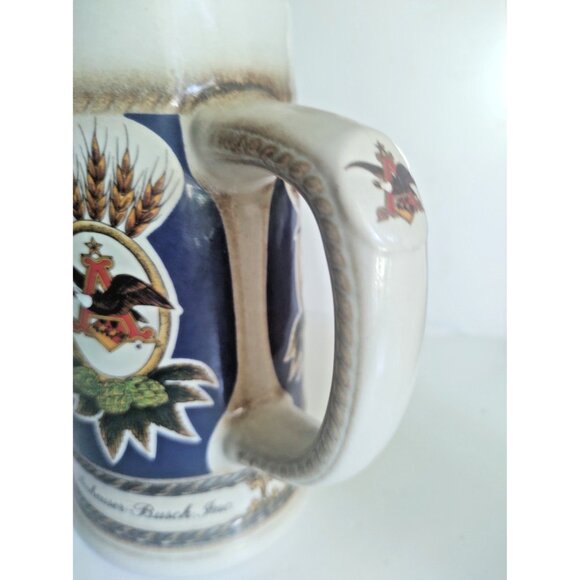 Two Budweiser Clydesdale Collectible Beer Steins Brazil & West Germany - Picture 6 of 16